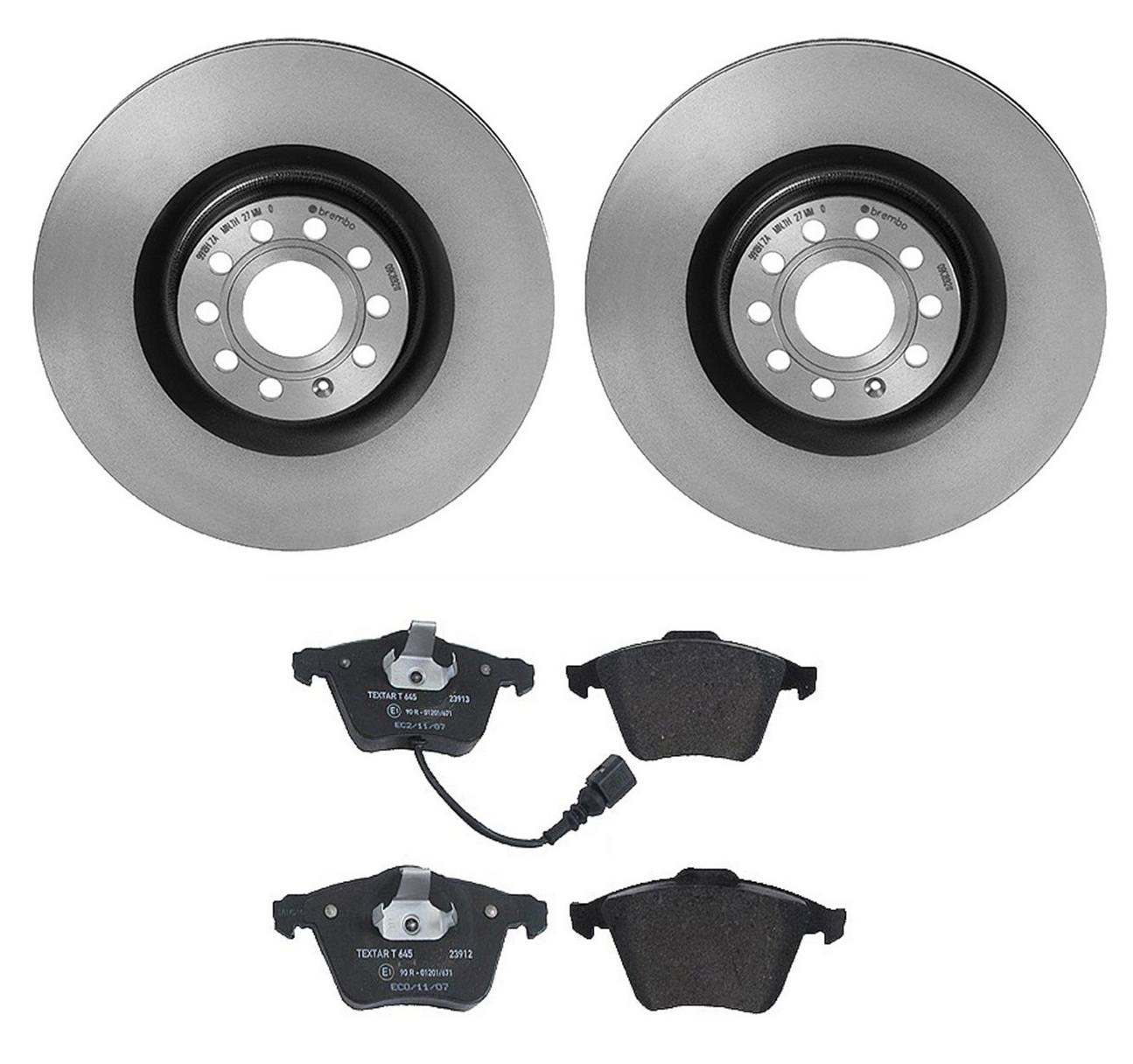 Disc Brake Pad and Rotor Kit Front Textar 4352346KIT